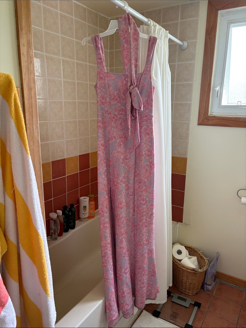 Show Me Your MuMu Pink Floral Maxi Dress